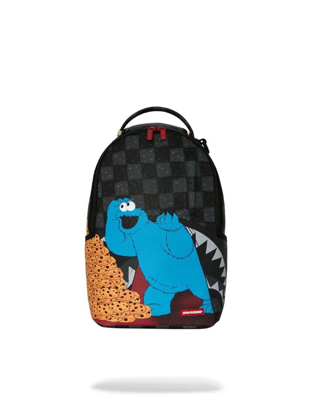 SESAME STREET COOKIE MONSTER STACK EM HIGH MINI DLX BACKPACK SPRAYGROUND